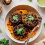 Spicy Black Bean Mushroom Fritters Recipe