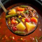 Slow Cooker Vegetable Beef Soup Recipe