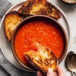 Garlic Tomato Soup with White Beans Recipe