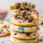 Cake Batter Chocolate Chip Cookies Recipe