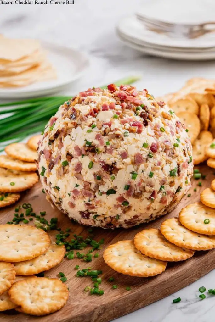 Bacon Cheddar Ranch Cheese Ball
