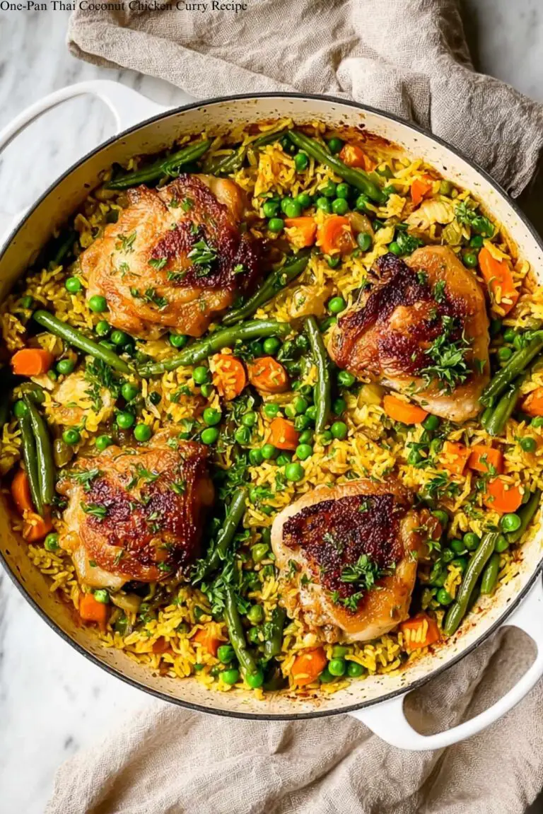 One-Pan Thai Coconut Chicken Curry Recipe