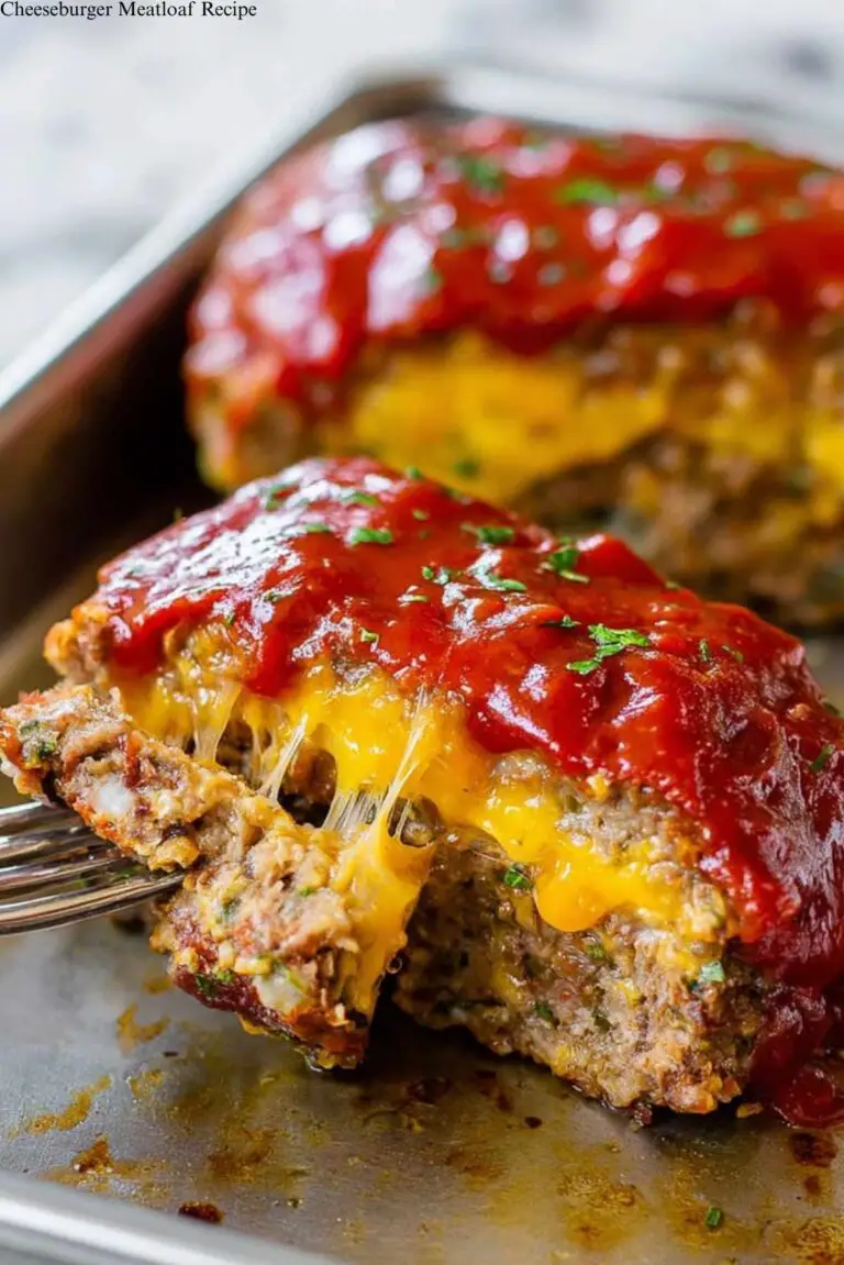 Cheeseburger Meatloaf Recipe