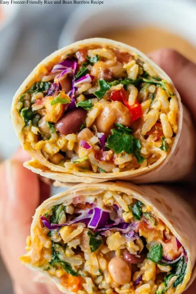 Easy Freezer-Friendly Rice and Bean Burritos Recipe
