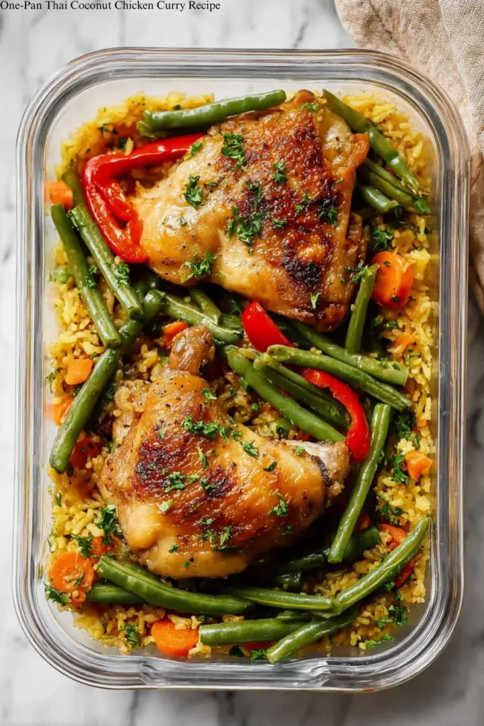 One-Pan Thai Coconut Chicken Curry Recipe