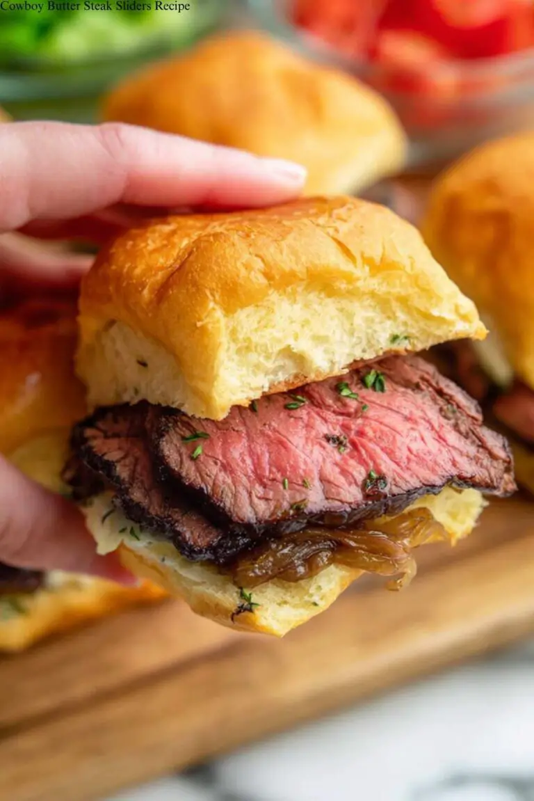 Cowboy Butter Steak Sliders Recipe