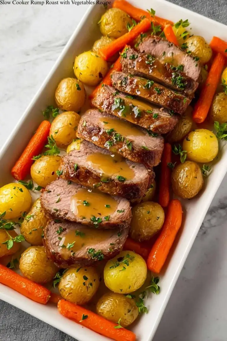 Slow Cooker Rump Roast with Vegetables Recipe