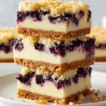 Lemon Blueberry Cheesecake Bars Recipe