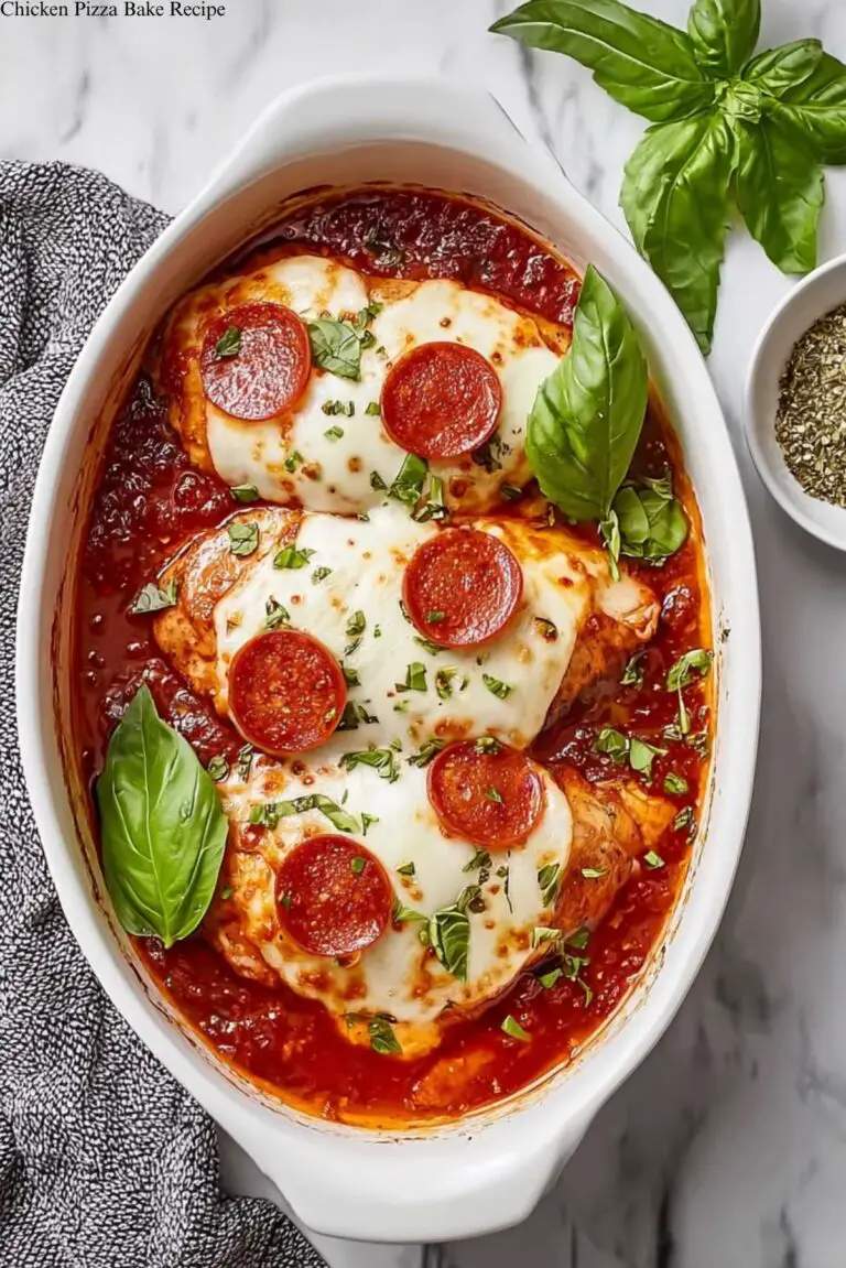 Chicken Pizza Bake Recipe