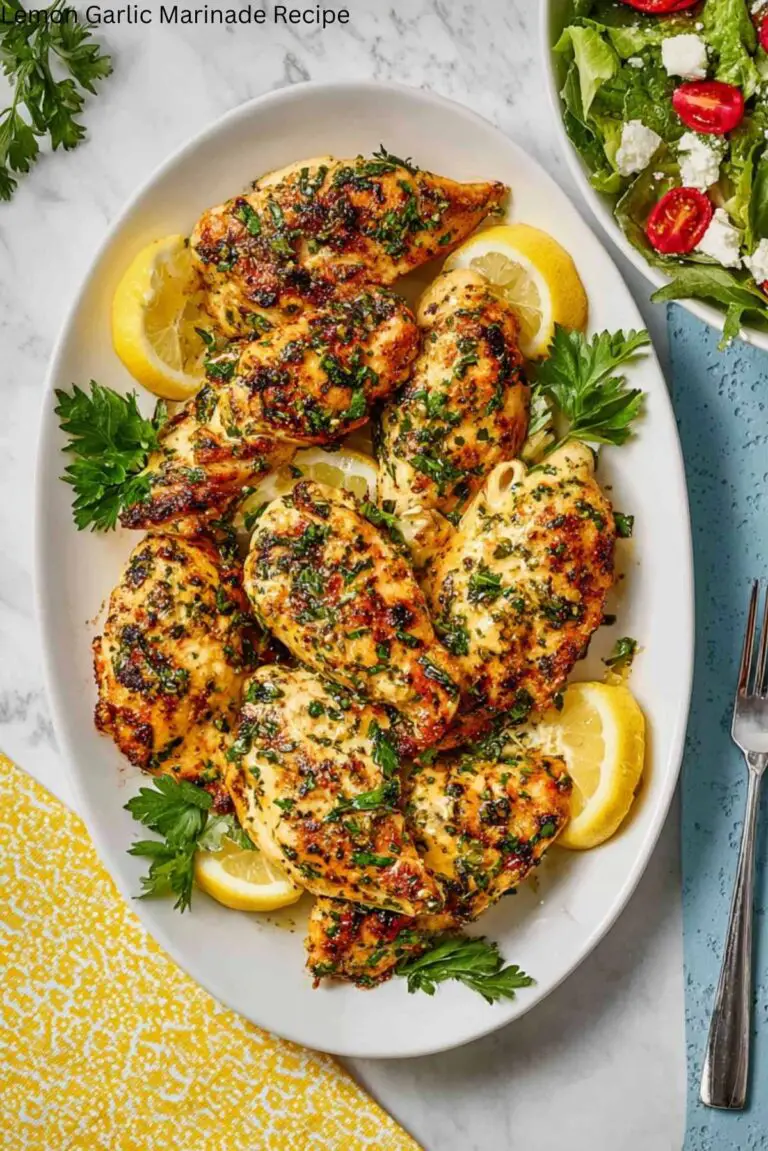 Lemon Garlic Marinade Recipe