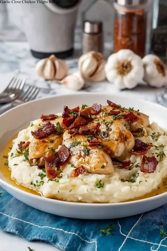 Garlic Clove Chicken Thighs Recipe