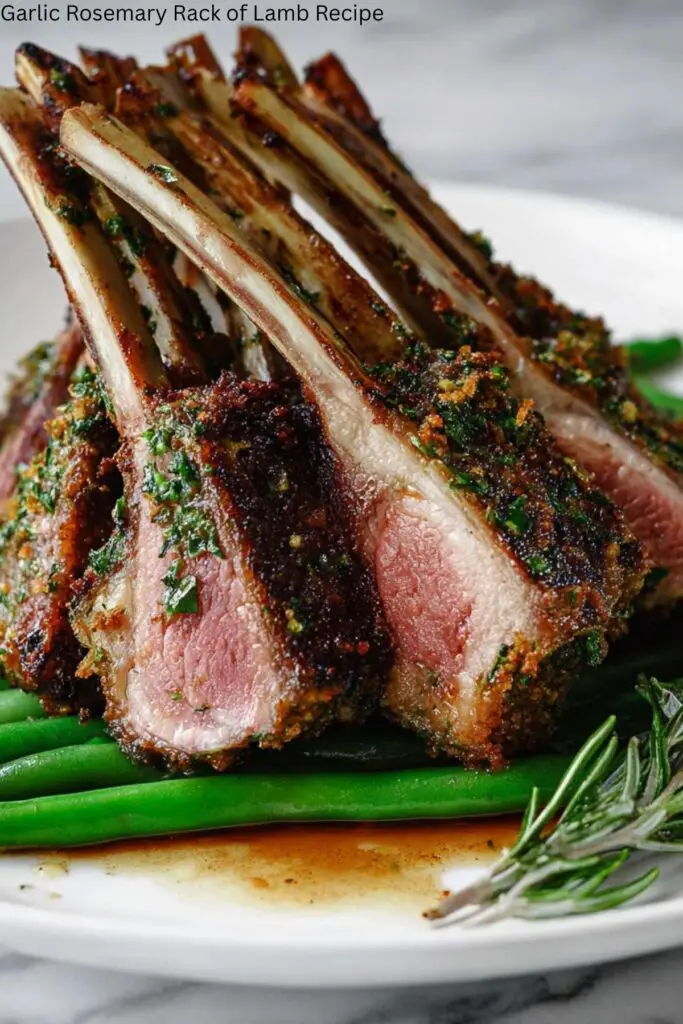 Garlic Rosemary Rack of Lamb Recipe