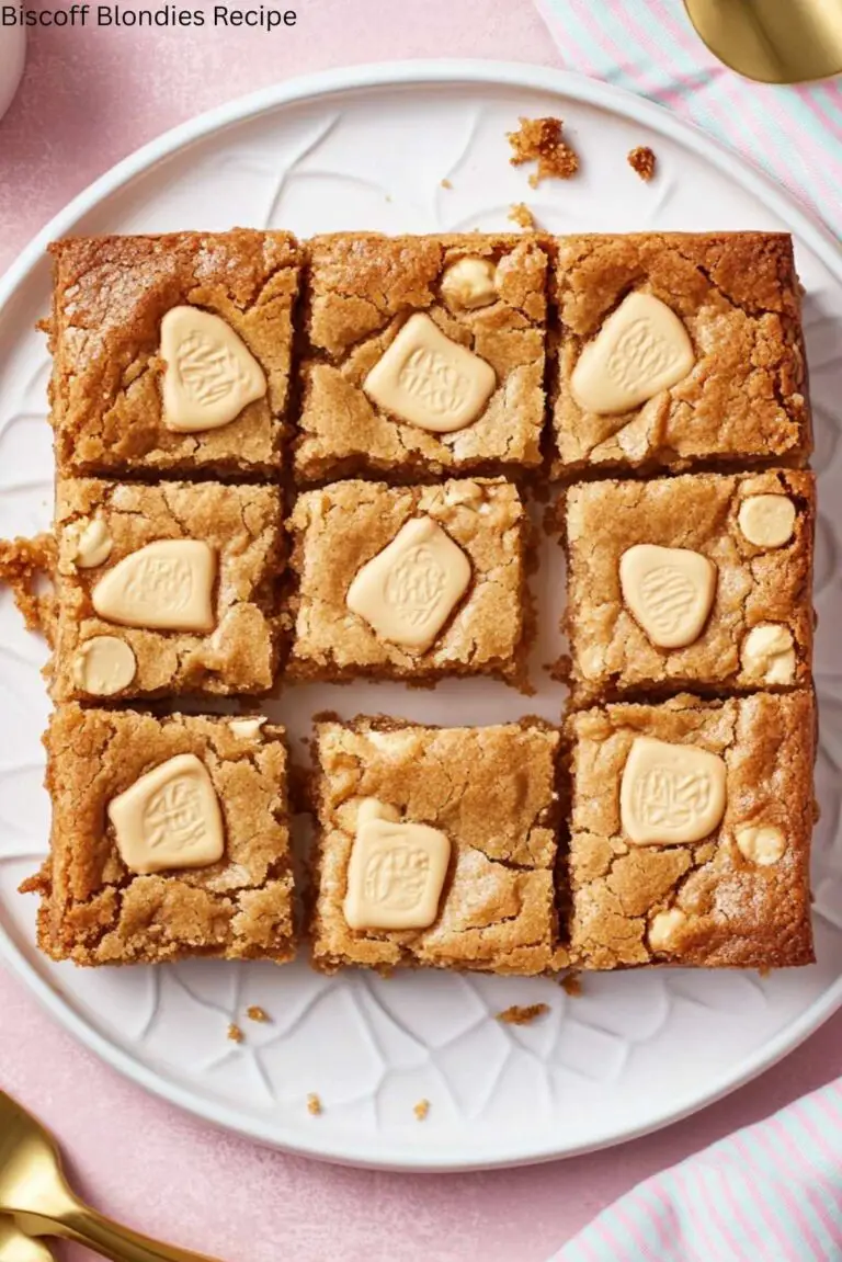 Biscoff Blondies Recipe