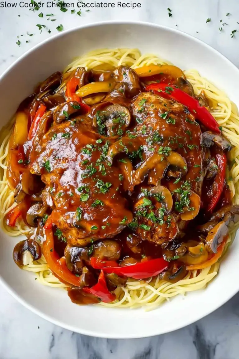 Slow Cooker Chicken Cacciatore Recipe