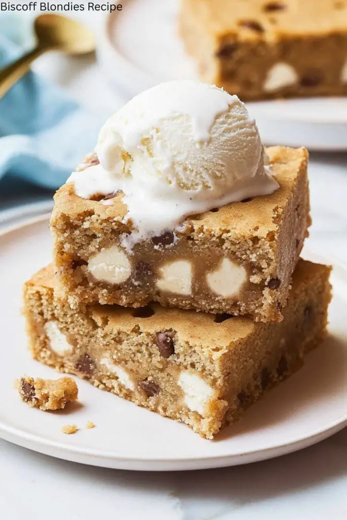 Biscoff Blondies Recipe