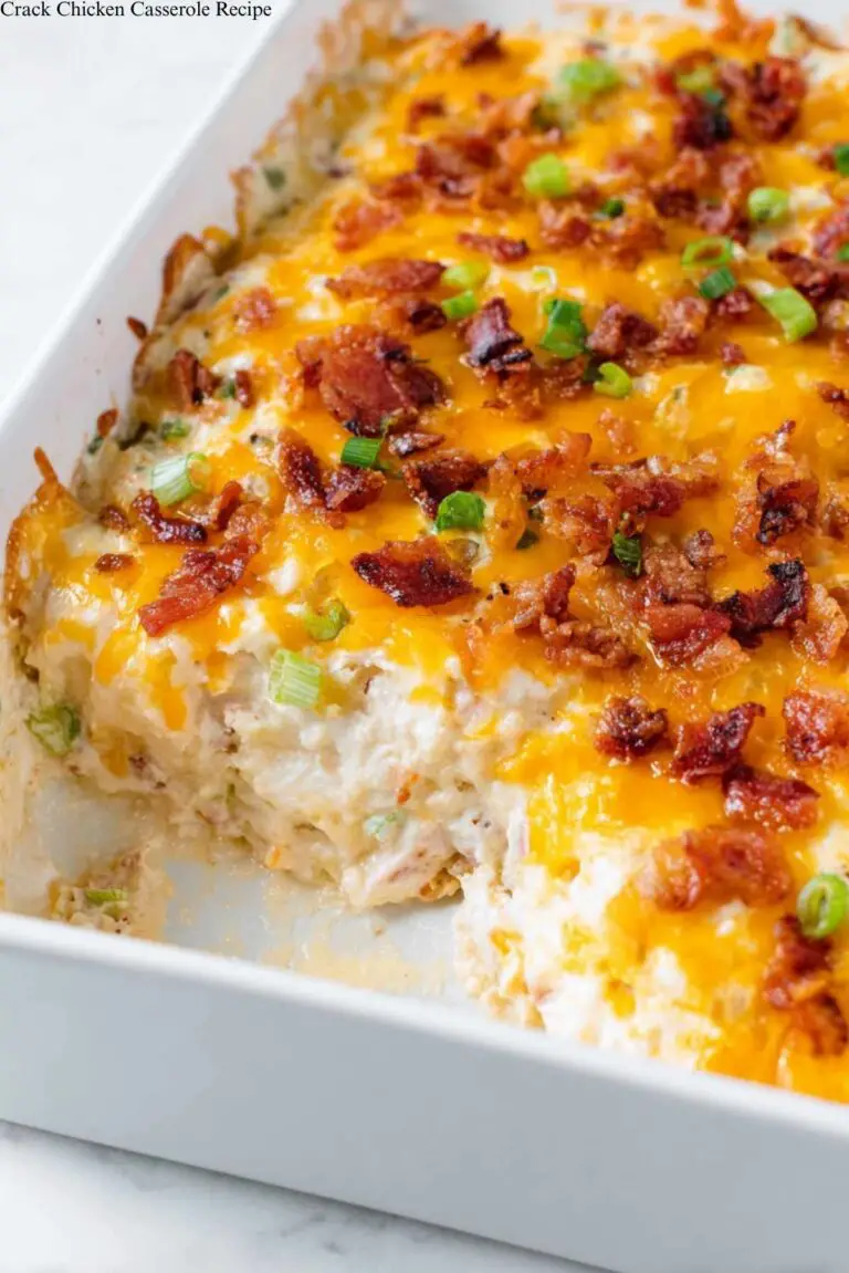 Crack Chicken Casserole Recipe