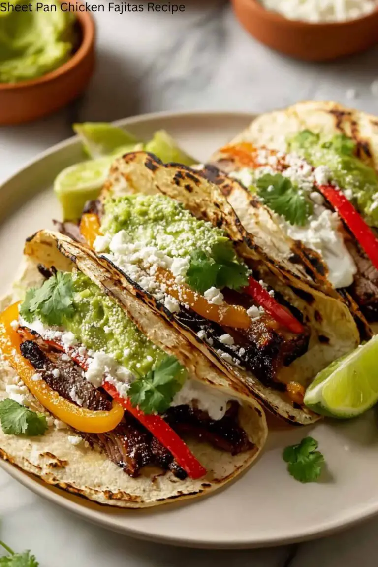 Sheet Pan Chicken Fajitas Recipe