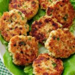 Herb and Cheese Chicken Fritters