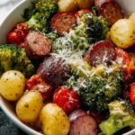 Sheet Pan Sausage and Veggies Bake Recipe