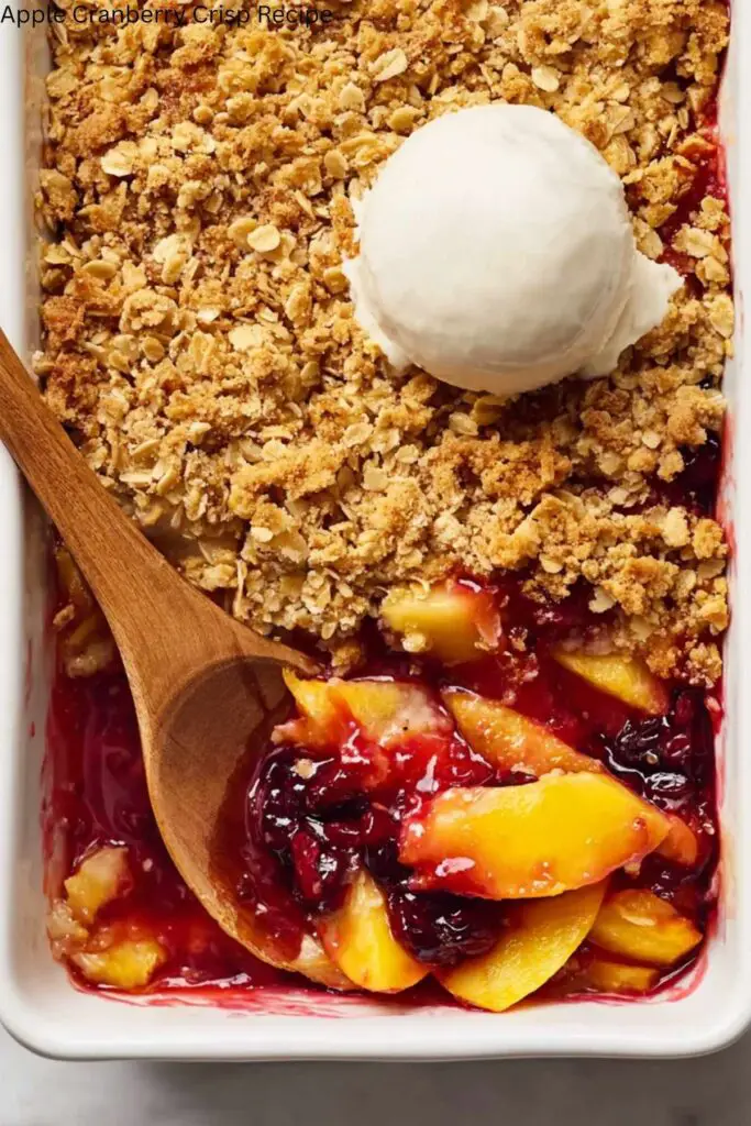 Apple Cranberry Crisp Recipe