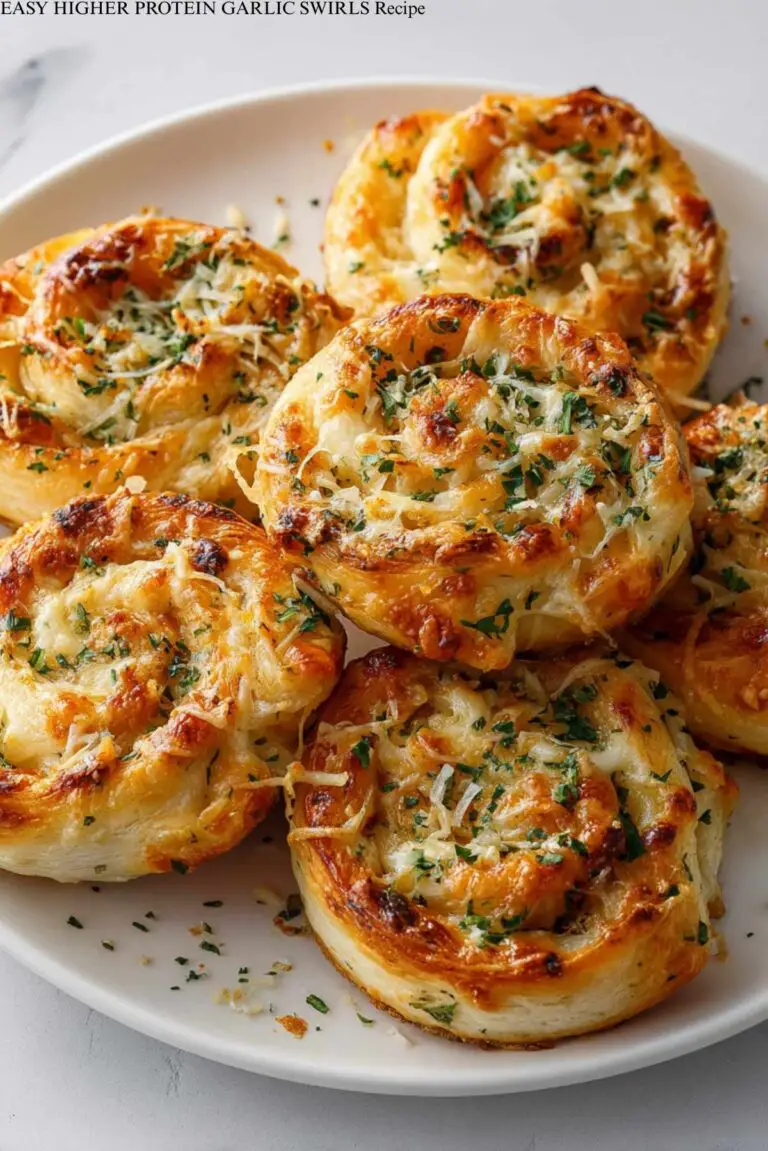 EASY HIGHER PROTEIN GARLIC SWIRLS Recipe