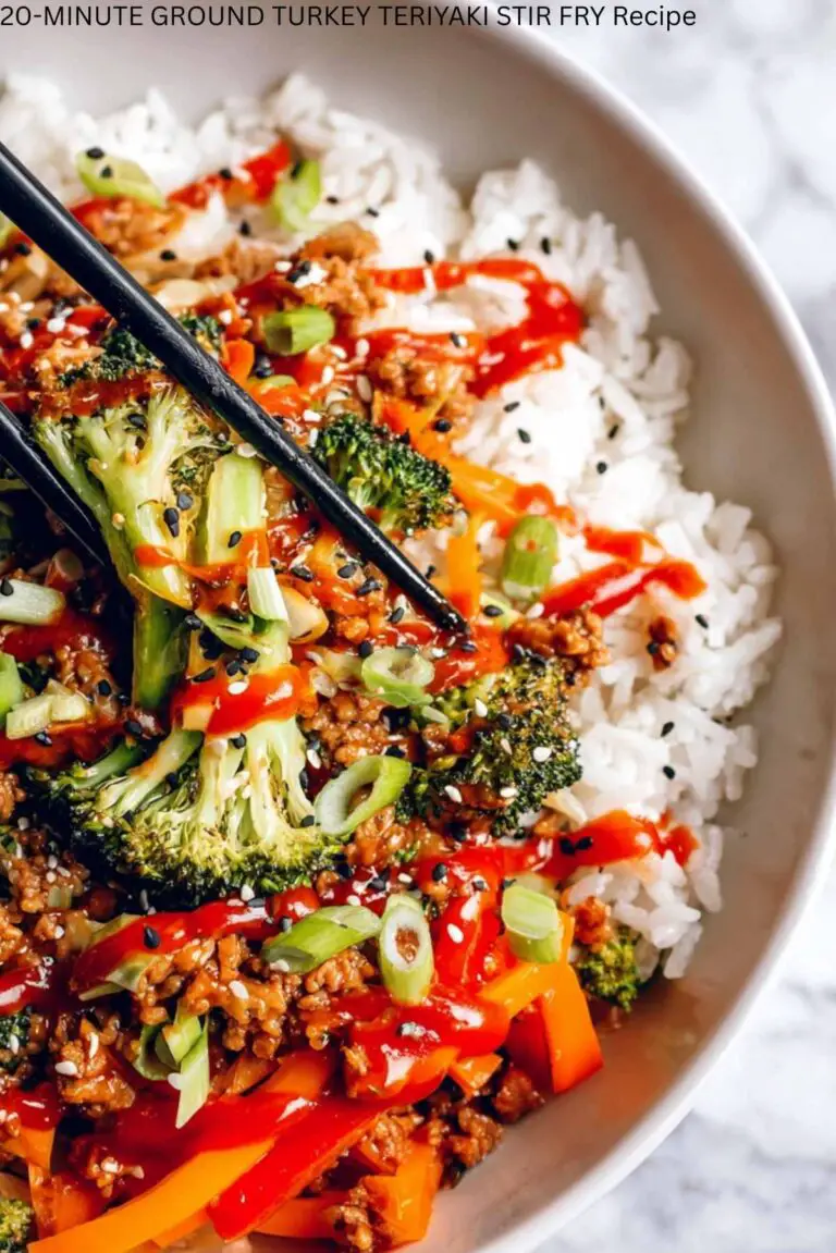 20-MINUTE GROUND TURKEY TERIYAKI STIR FRY Recipe