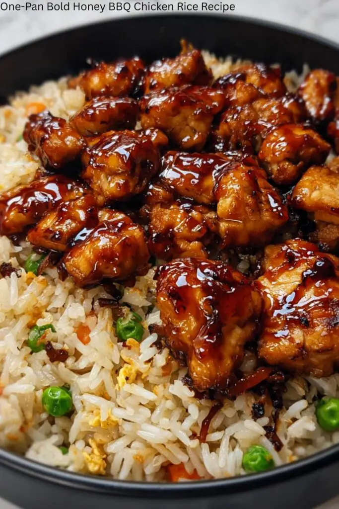 One-Pan Bold Honey BBQ Chicken Rice Recipe 4 One-Pan Bold Honey BBQ Chicken Rice Recipe