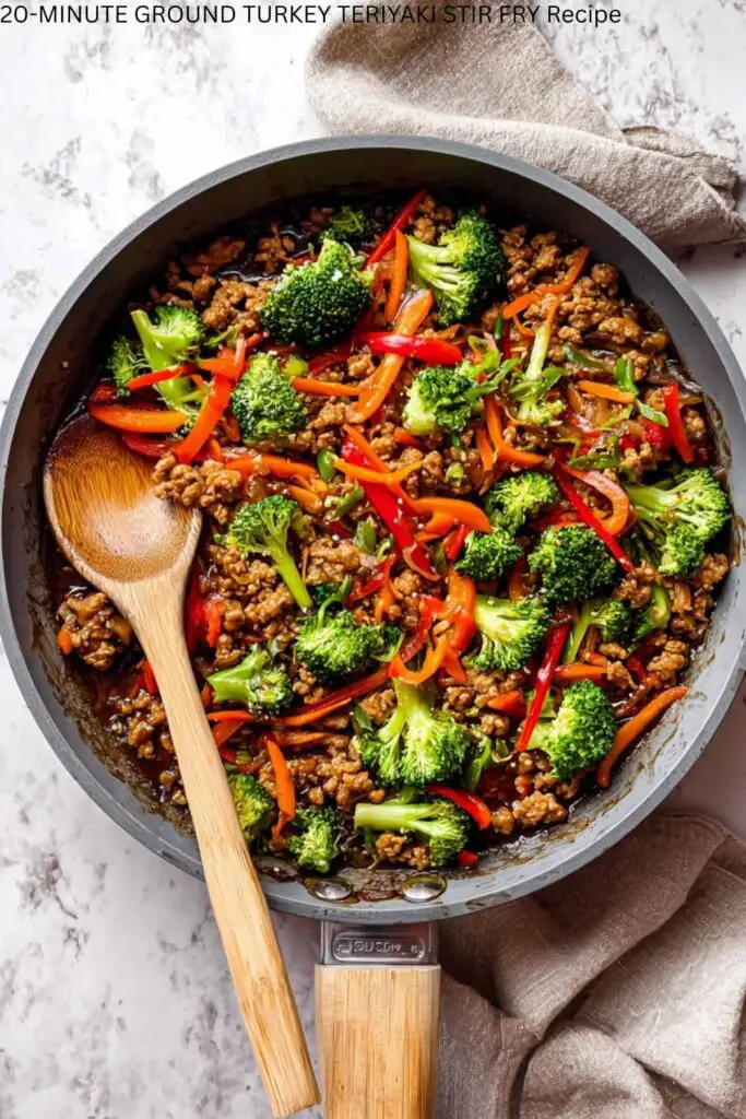 20-MINUTE GROUND TURKEY TERIYAKI STIR FRY Recipe
