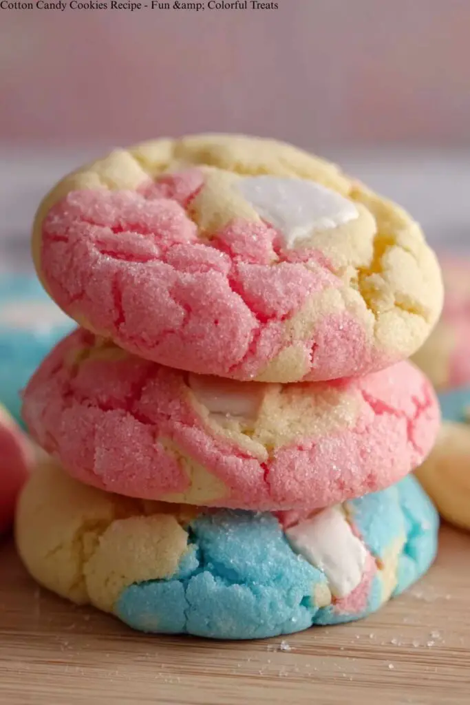 Cotton Candy Cookies Recipe - Fun & Colorful Treats 4 Cotton Candy Cookies Recipe - Fun & Colorful Treats