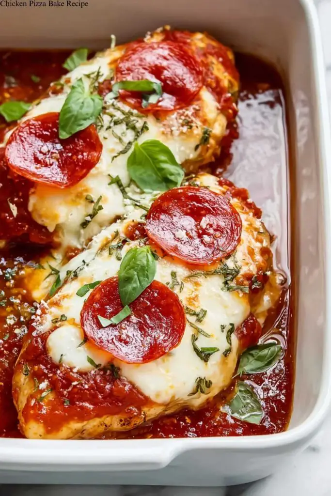 Chicken Pizza Bake Recipe