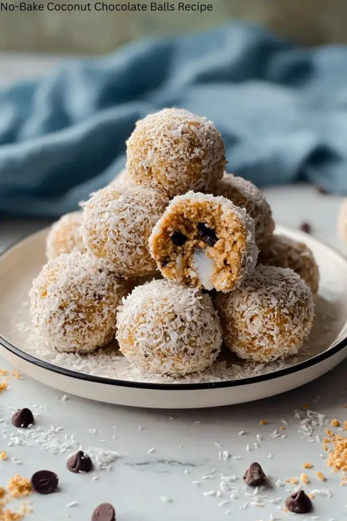 No-Bake Coconut Chocolate Balls Recipe 4 No-Bake Coconut Chocolate Balls Recipe