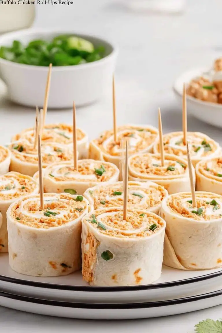 Buffalo Chicken Roll-Ups Recipe