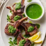 Mediterranean Lamb Chops with Herb Sauce Recipe