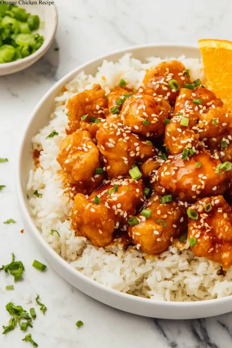 Orange Chicken Recipe