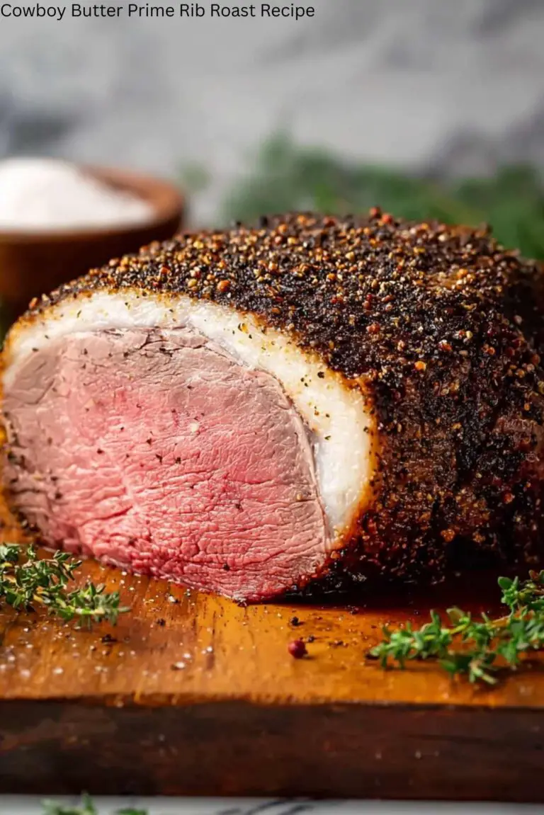Cowboy Butter Prime Rib Roast Recipe