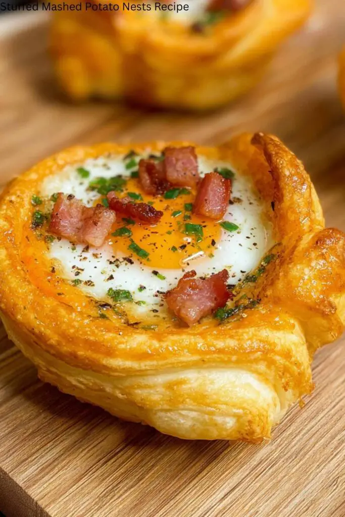 Stuffed Mashed Potato Nests Recipe