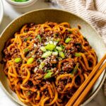 Mongolian Ground Beef Noodles Recipe