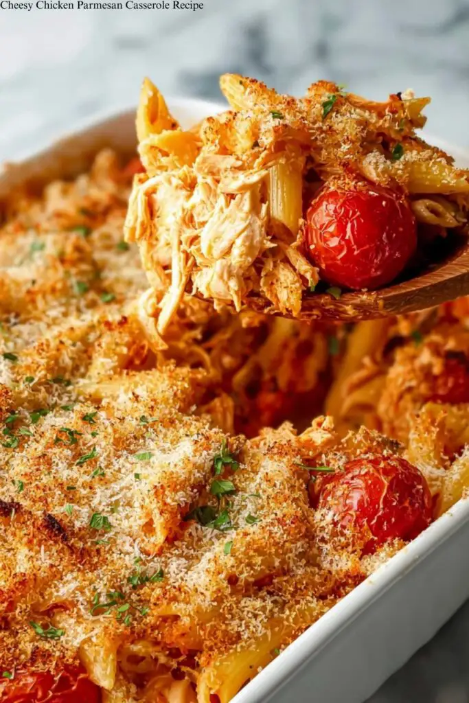 Cheesy Chicken Parmesan Casserole Recipe
