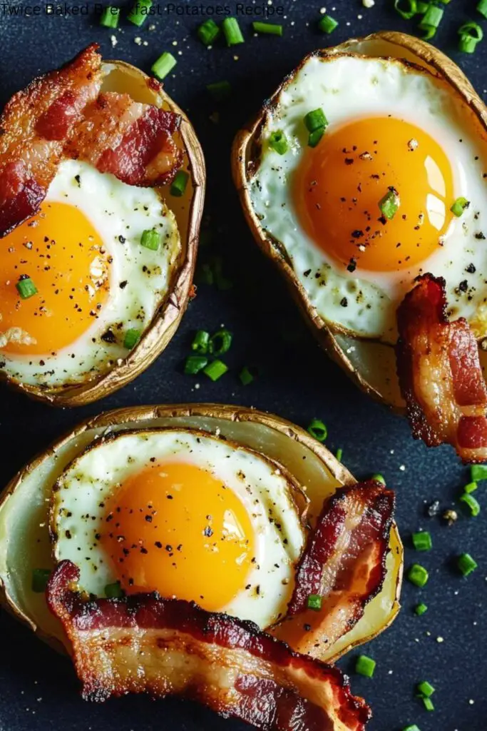 Twice Baked Breakfast Potatoes Recipe