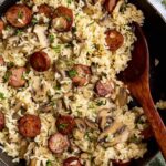 Sausage and Mushroom Skillet Rice Recipe