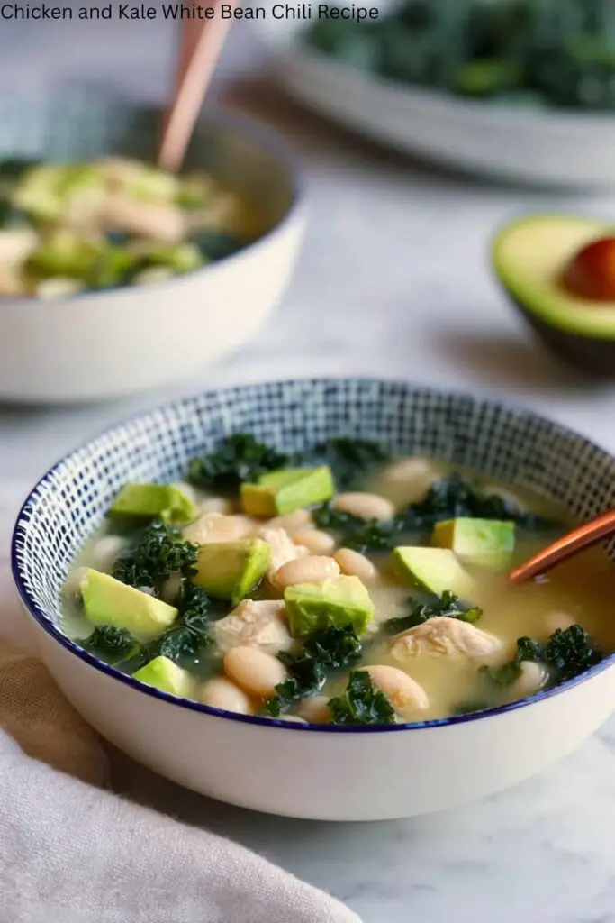 Chicken and Kale White Bean Chili Recipe