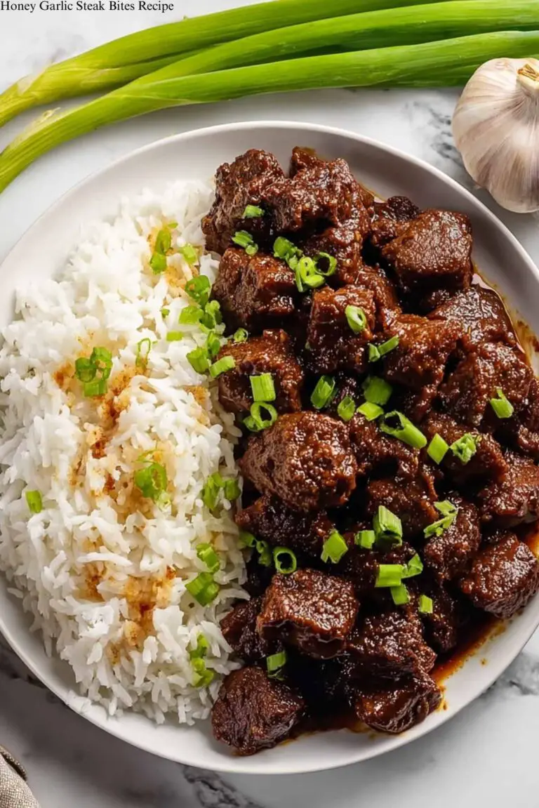 Honey Garlic Steak Bites Recipe