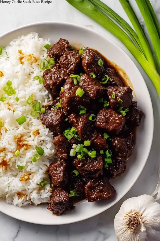 Honey Garlic Steak Bites Recipe