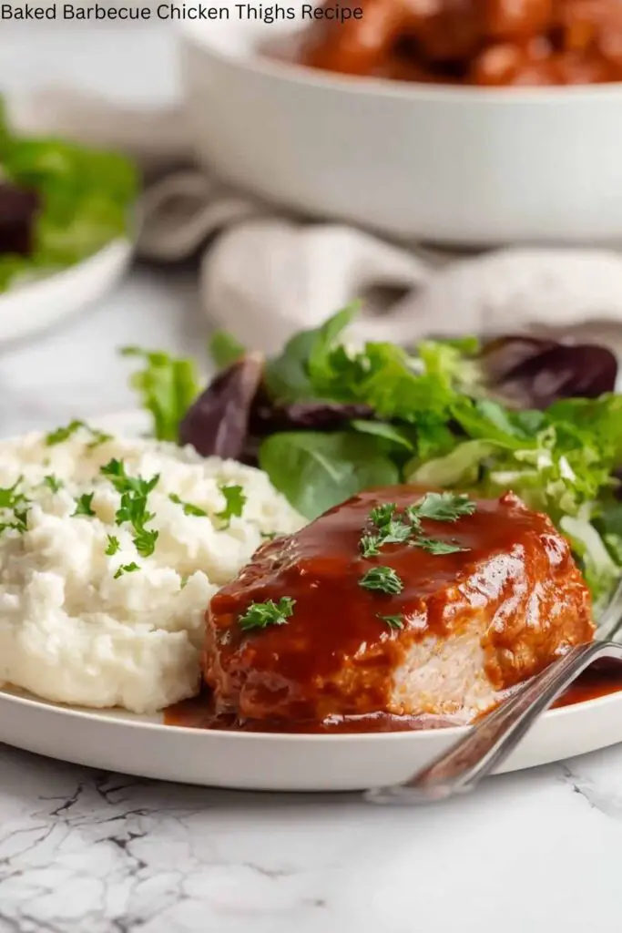 Baked Barbecue Chicken Thighs Recipe