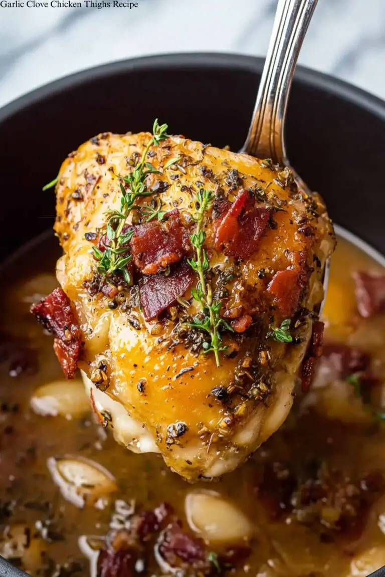 Garlic Clove Chicken Thighs Recipe