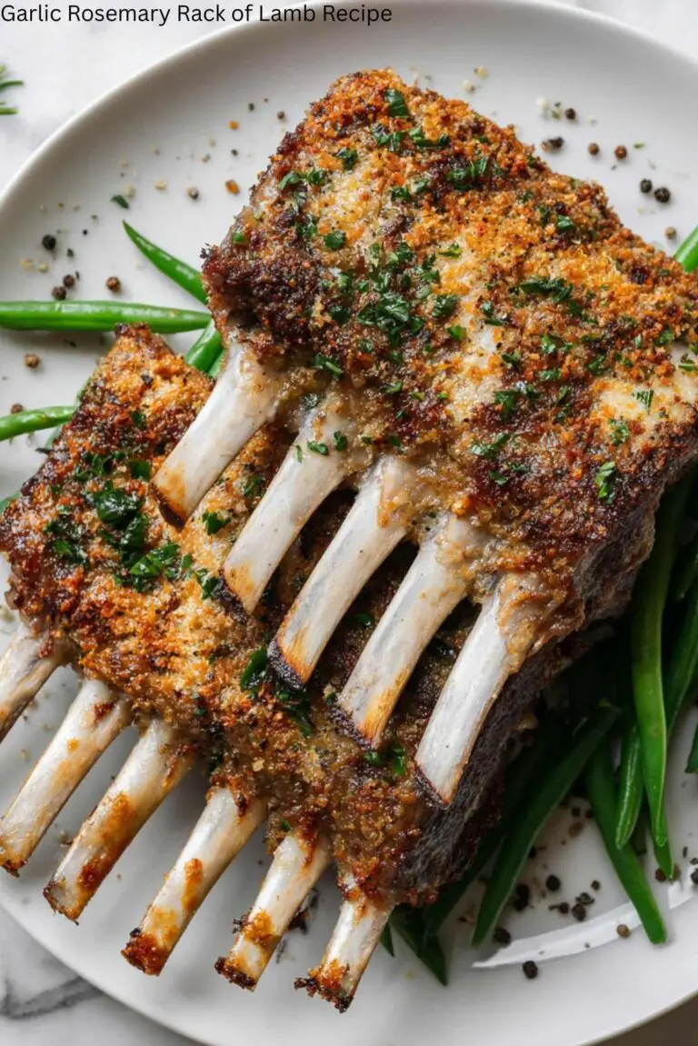 Garlic Rosemary Rack of Lamb Recipe