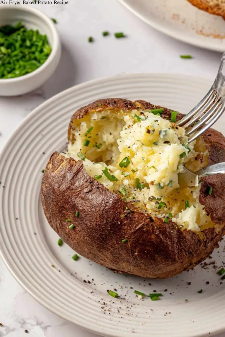 Air Fryer Baked Potato Recipe