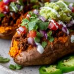 Taco Stuffed Sweet Potatoes Recipe