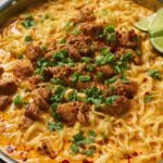 Thai-Inspired Coconut Red Curry Chicken Udon Recipe