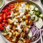Chicken Shawarma Crispy Rice Salad – Easy Middle Eastern Dinner Recipe